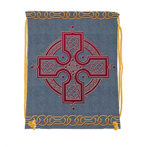 Mochila de cuerdas Trisqueta Celta (34x42 cms.)