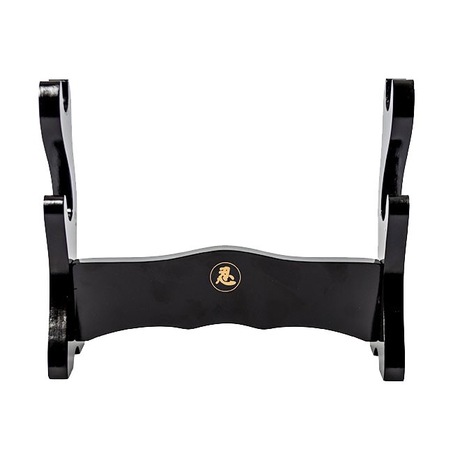 Expositor de madera para 2 katanas