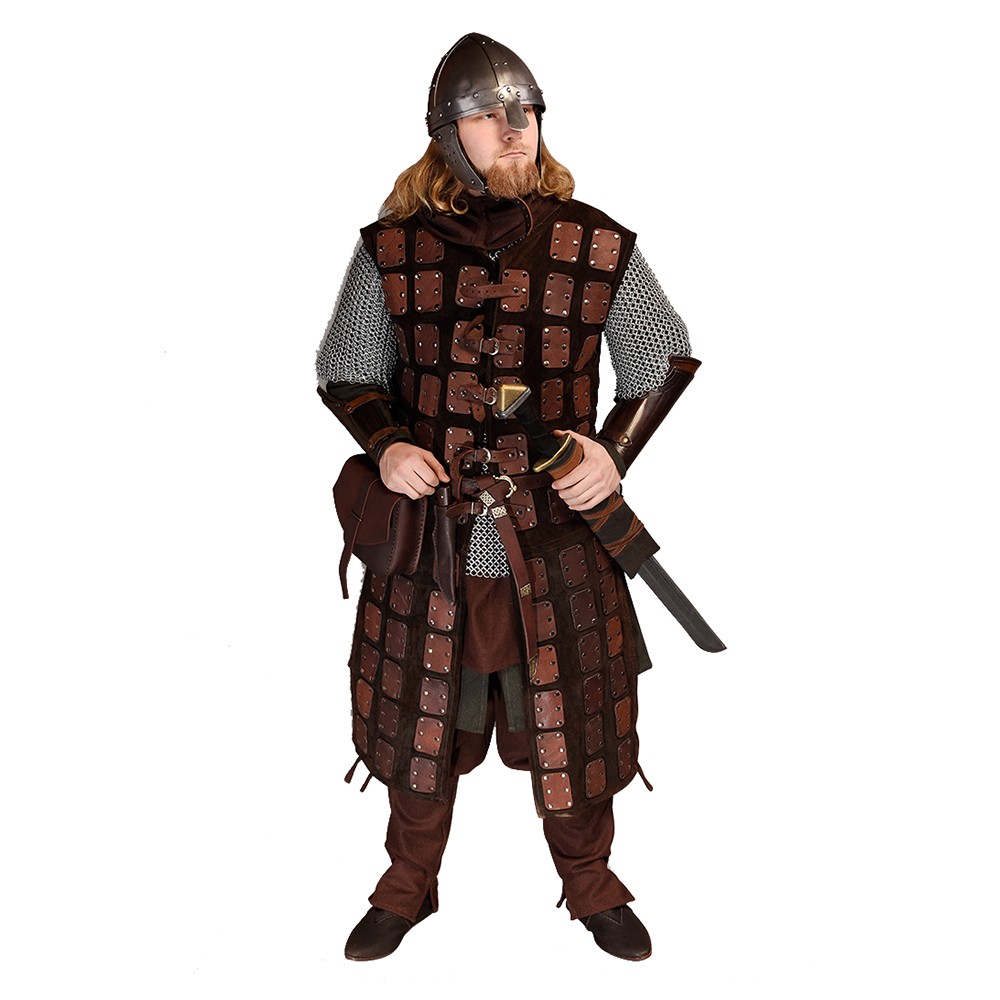 Brigantina Osric de cuero marrón