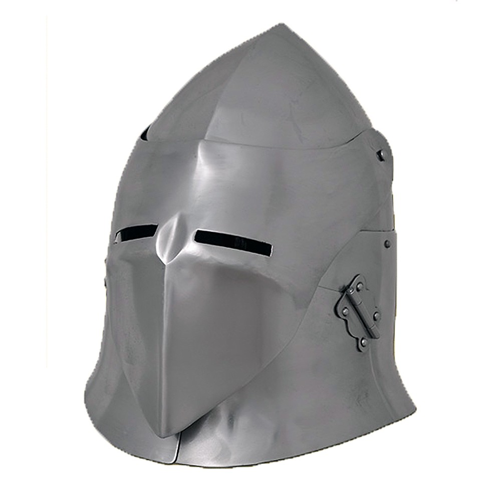 Yelmo Sugarloaf con visera, acero 1,6 mm.