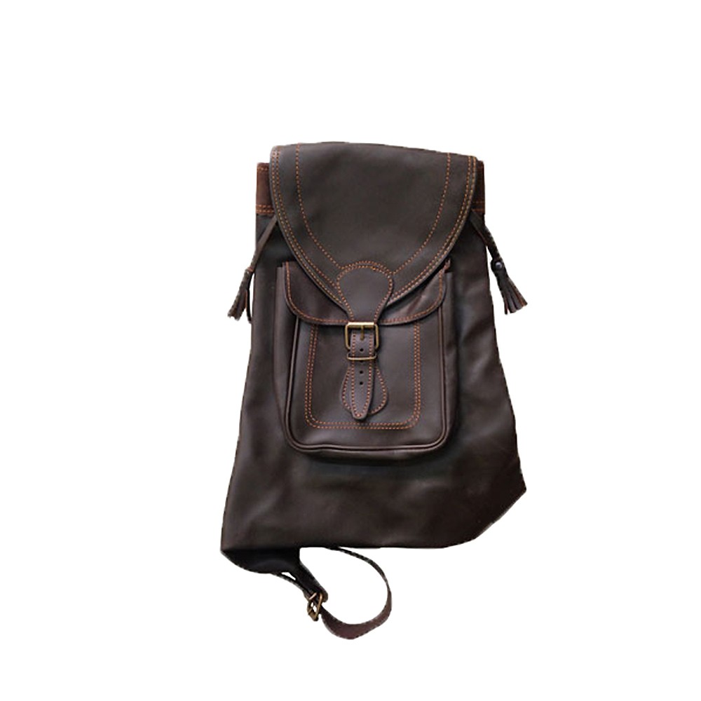 Zurrón medieval de piel