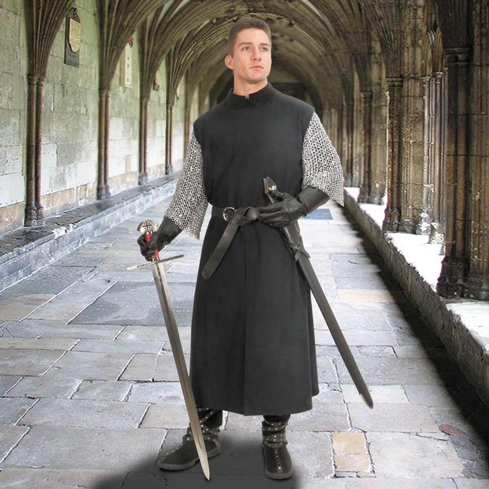 Túnica medieval larga en algodón