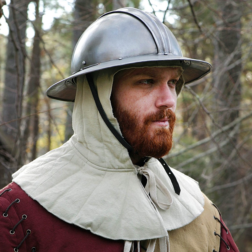 Cofia acolchada de algodón