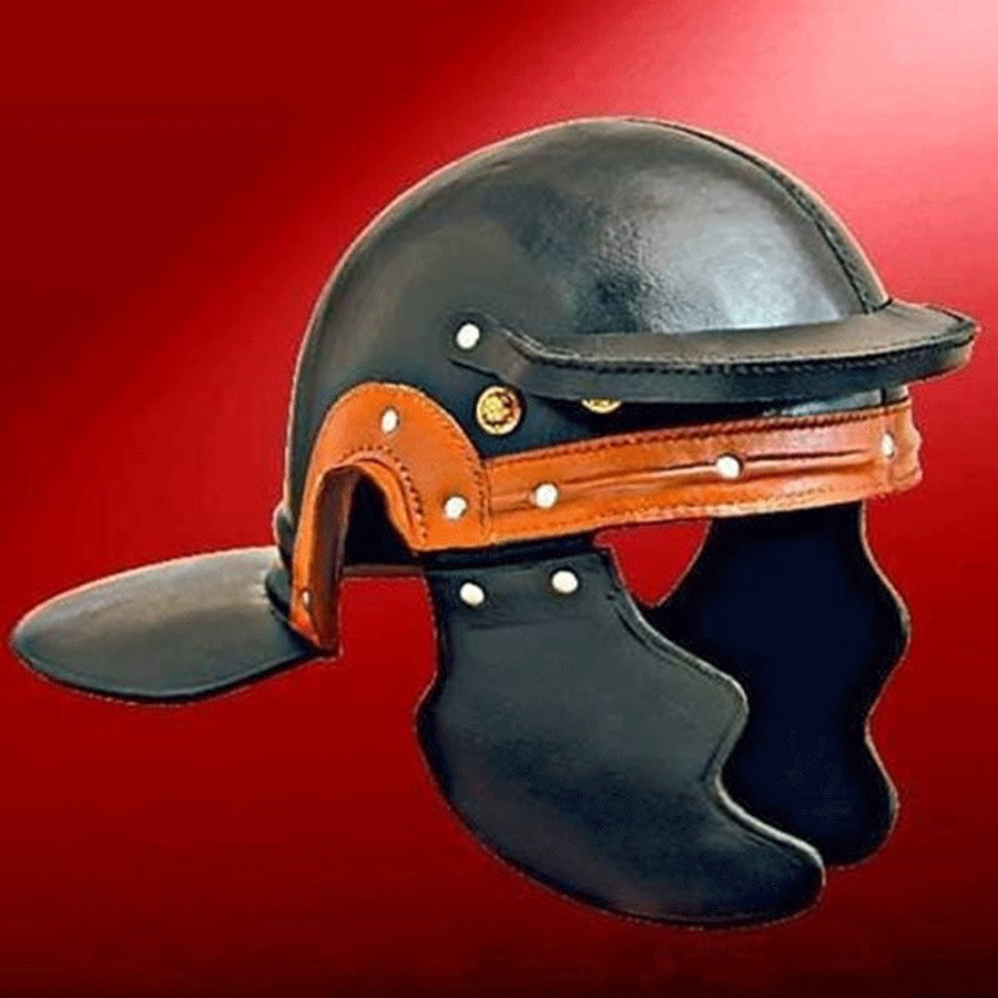 Casco en cuero de Soldado Romano