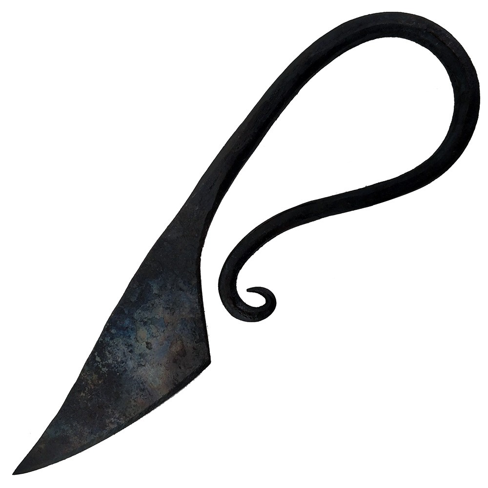 Cuchillo medieval forjado a mano