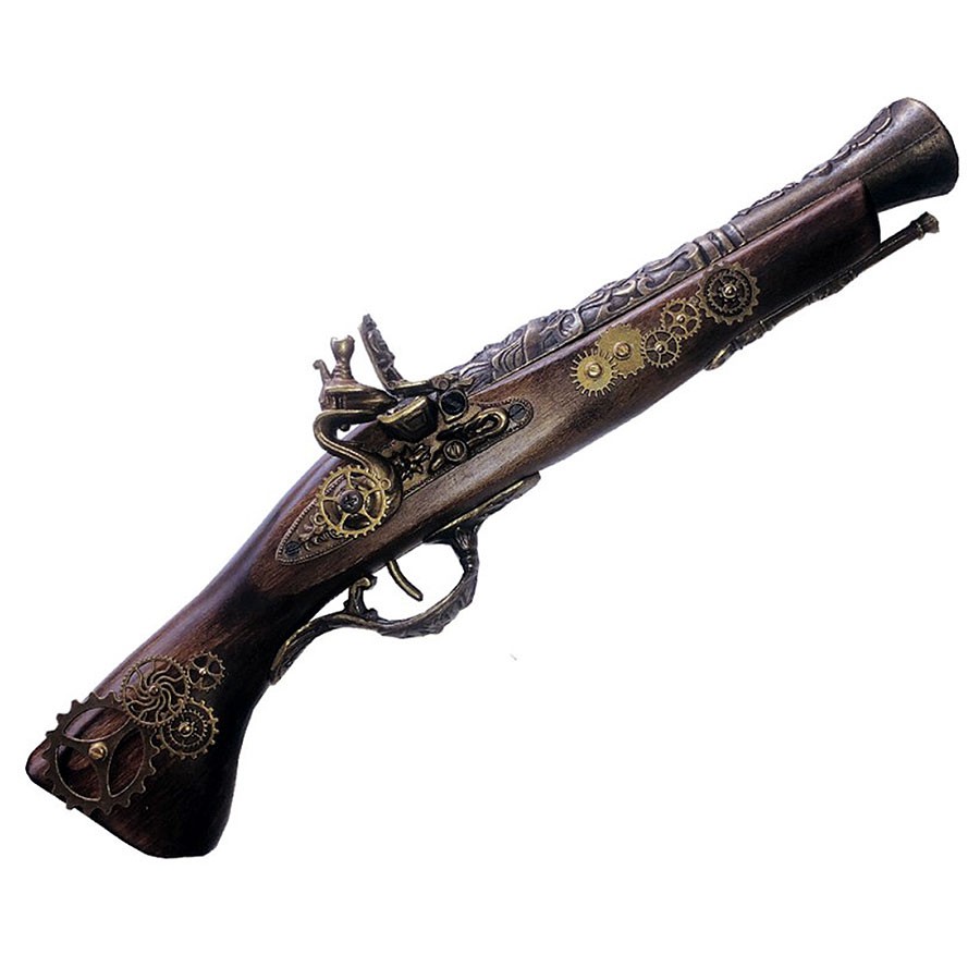 Pistola trabuco de pedernal, SteamPunk III