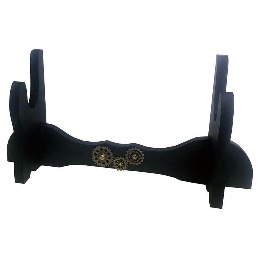 Soporte SteamPunk de madera para Pistola