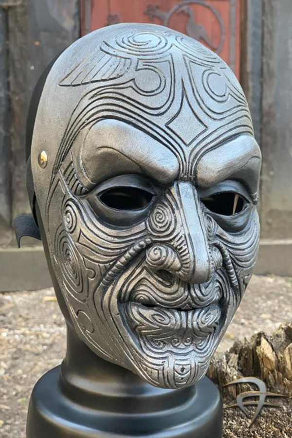 Máscara Moko en látex, LARP