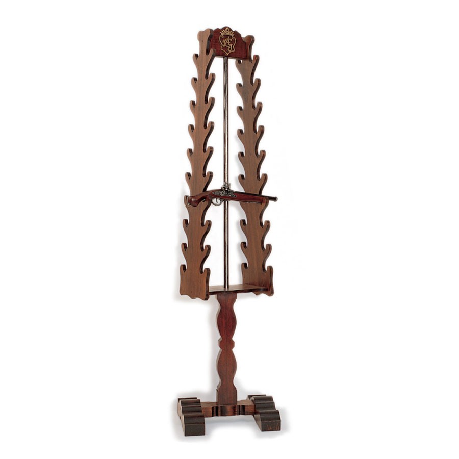 Expositor de madera para 20 pistolas