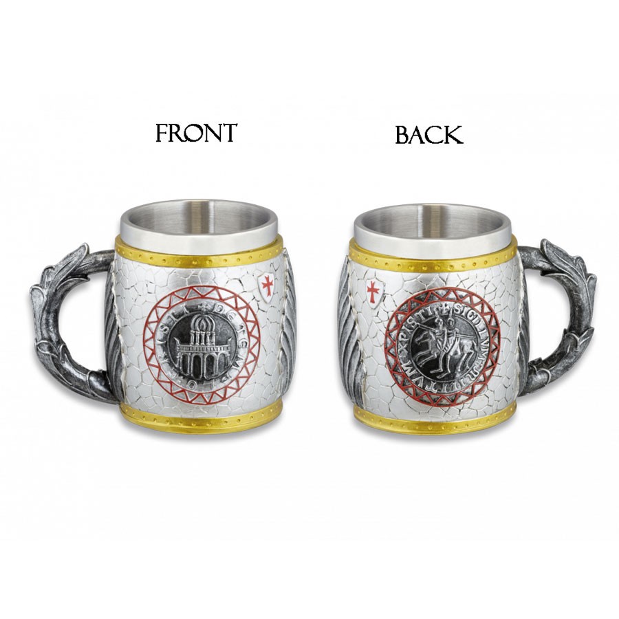 Taza de los templarios Sigillum Militum Xpisti