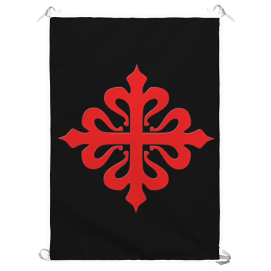 Estandarte Cruz Orden de Calatrava (70x100 cms.)