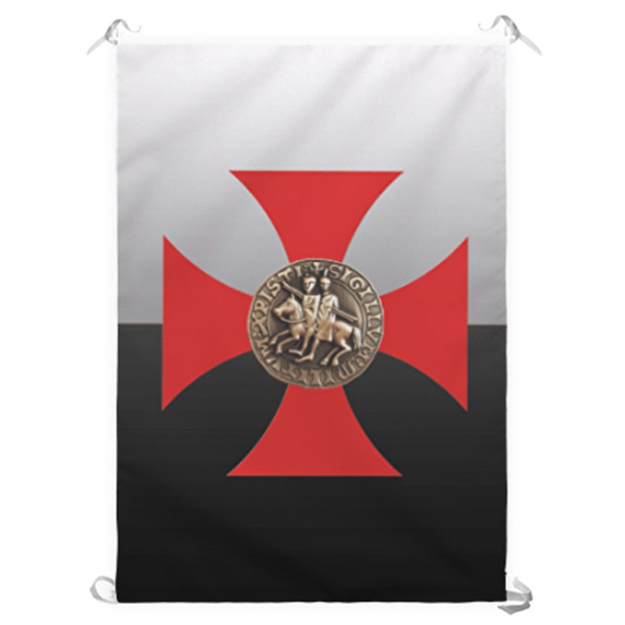 Estandarte Cruz Caballeros Templarios (70x100 cms.)