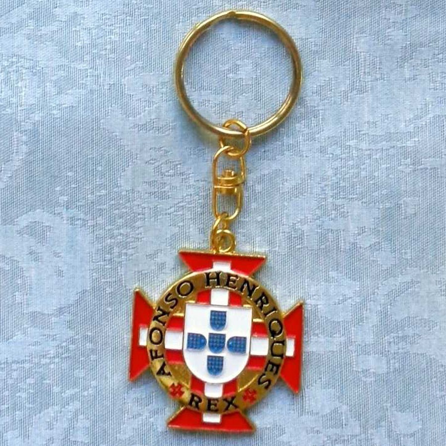 Llavero con la cruz de los Caballeros de Cristo