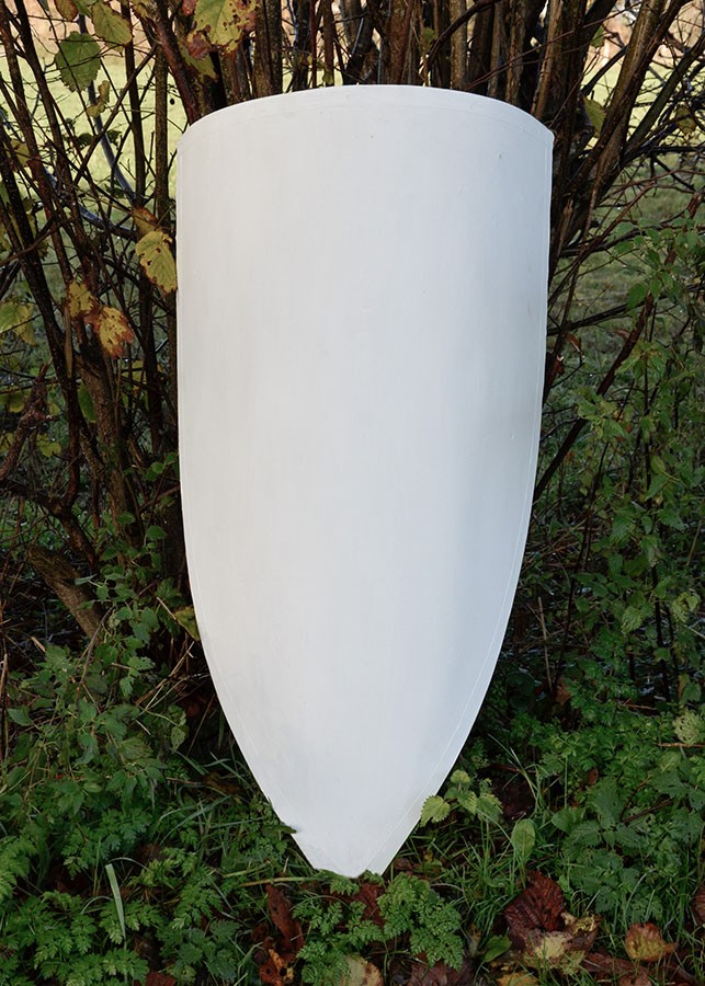 Escudo medieval largo, para pintar