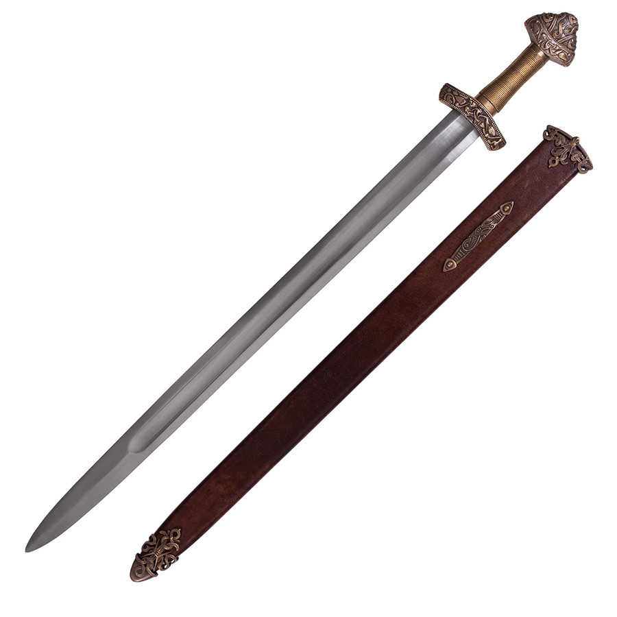 Espada Vikinga Dybäck con vaina con hoja en acero templado