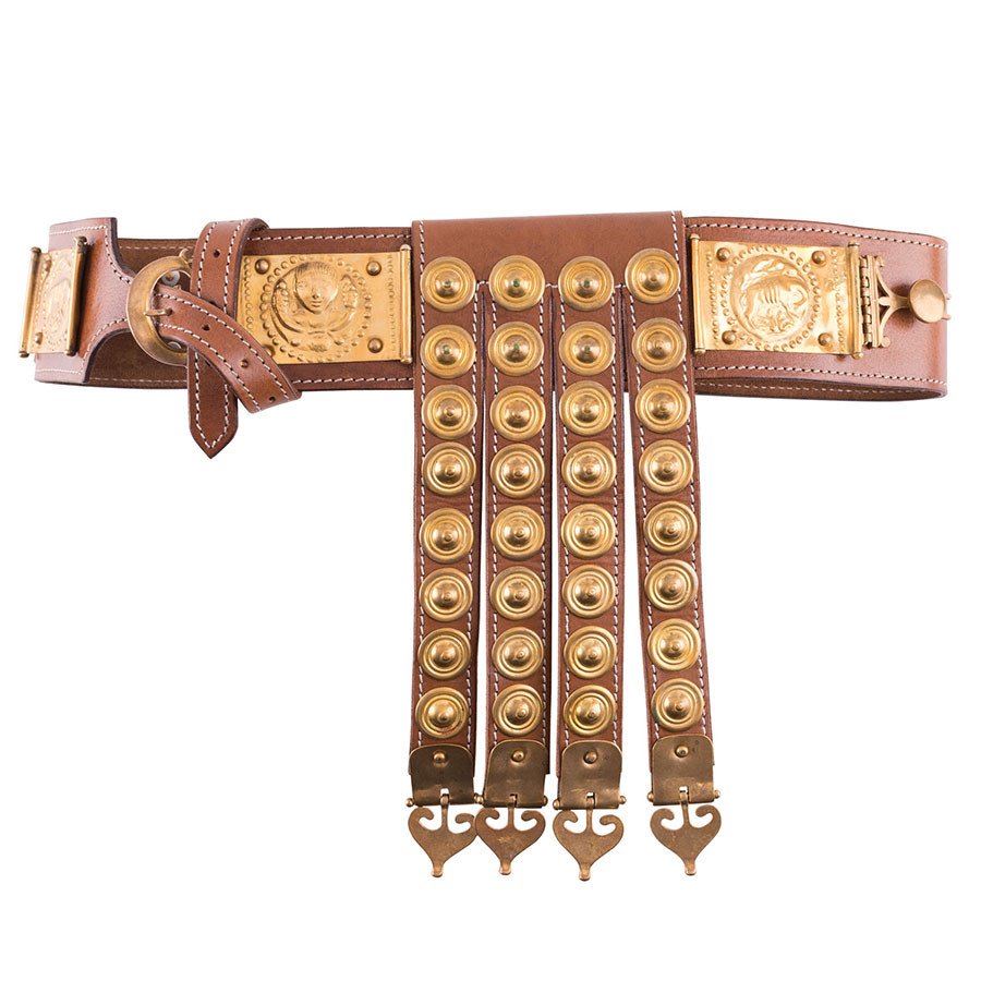 Cíngulum Legionario Romano loba con Rómulo y Remo