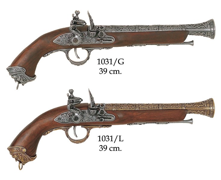 Pistola italiana, siglo XVIII