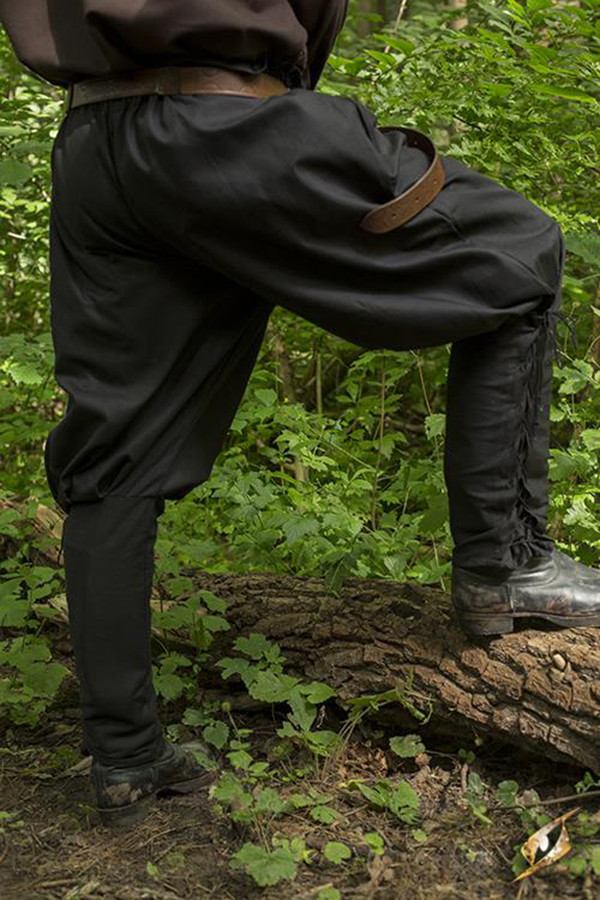 Pantalones medievales negros con cordones, Epic Armoury