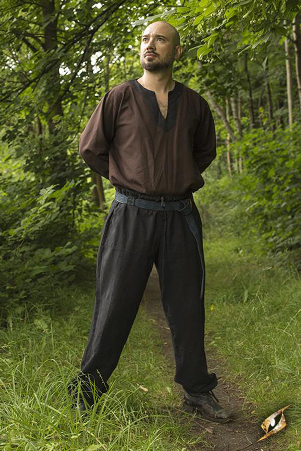 Pantalones medieval básicos en color negro, Epic Armoury