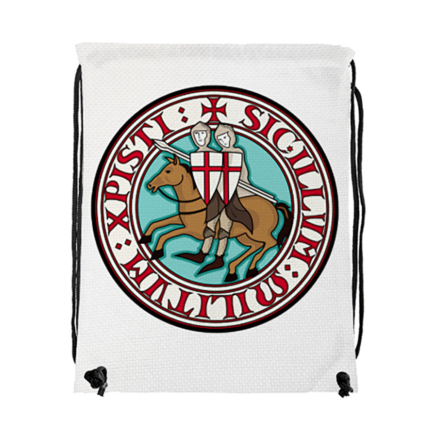 Mochila de cuerdas Caballeros Templarios (34x42 cms.)