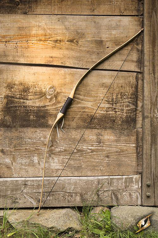 Arco medieval juvenil de madera para LARP, 152 cm.