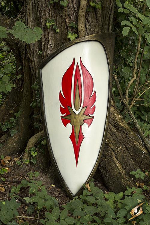 Escudo de los Elfos para LARP, 120x55 cm.
