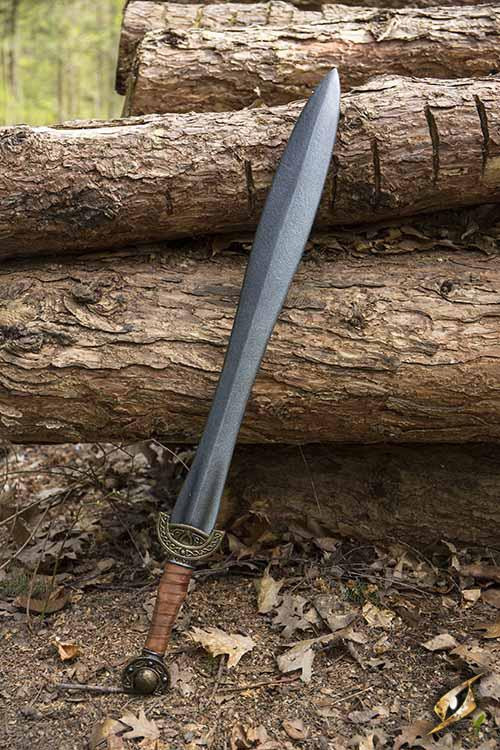 Espada larga Celta en látex para LARP, 85 cm.