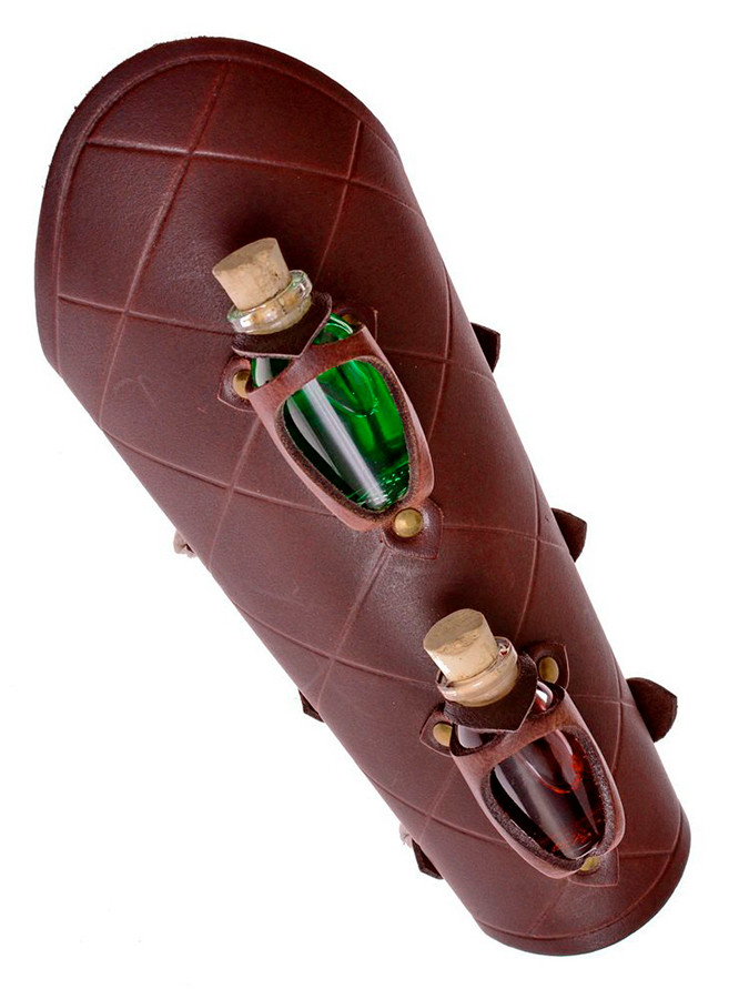 1 Brazalete en piel con 2 botes de poción mágica