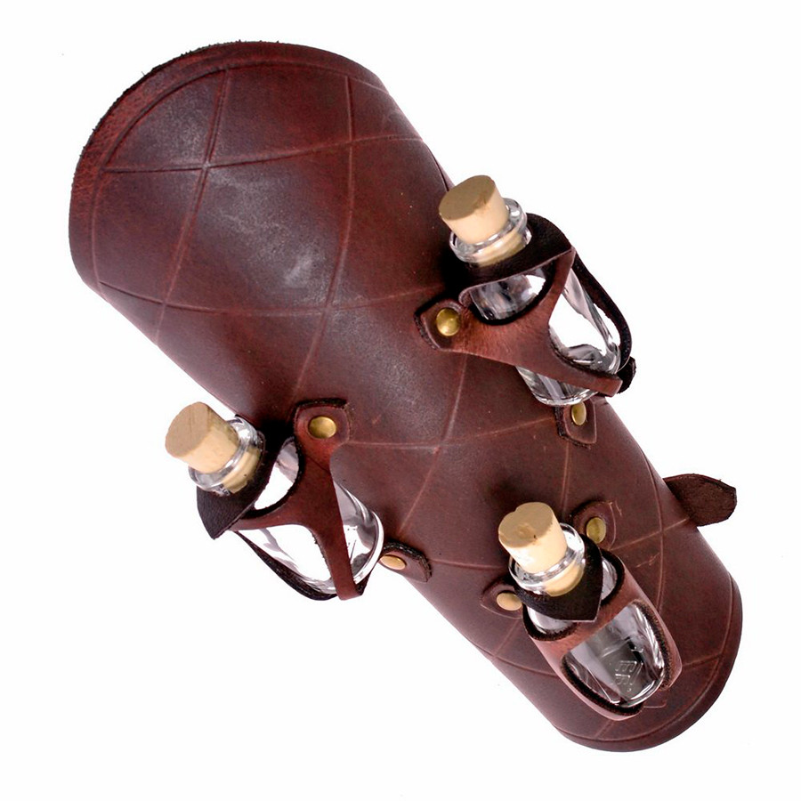 1 Brazalete en piel con 3 botes de poción mágica