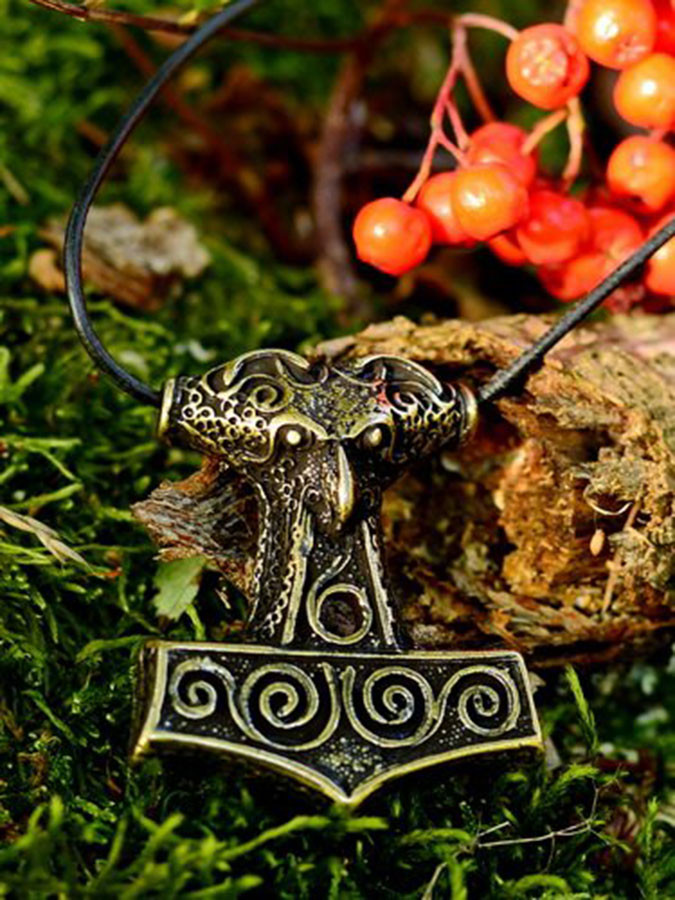 Colgante vikingo martillo de Thor de Scania