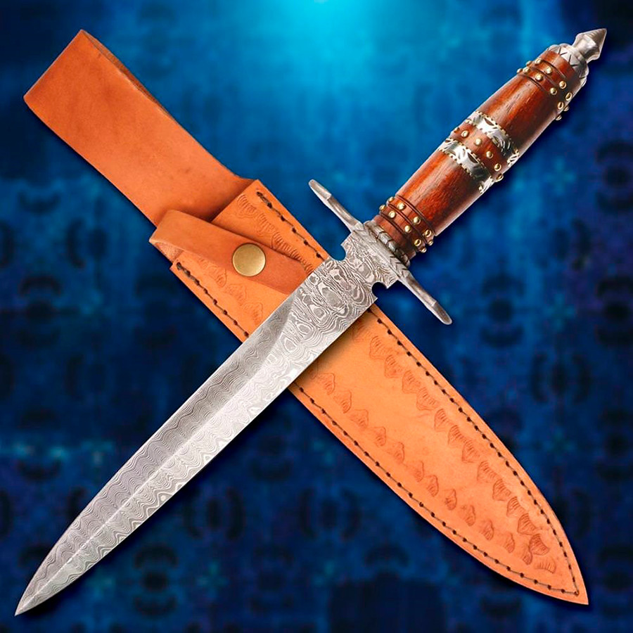 Daga Camelot en Acero de Damasco