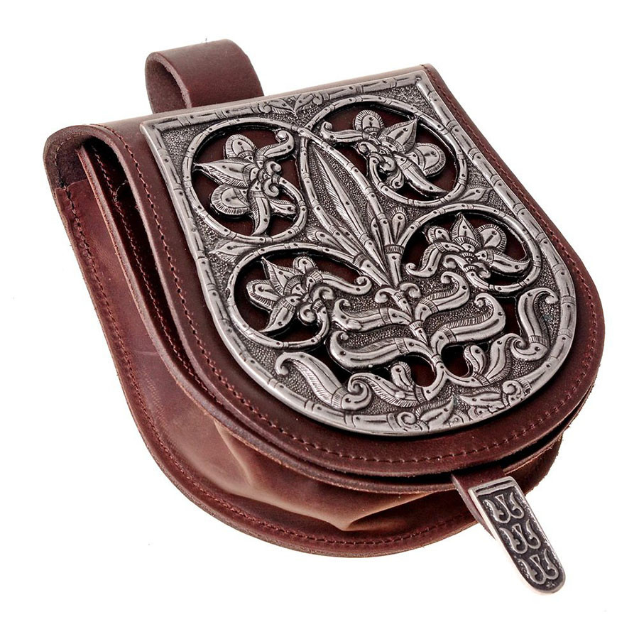 Bolso medieval en cuero modelo Tarsoly Magiar