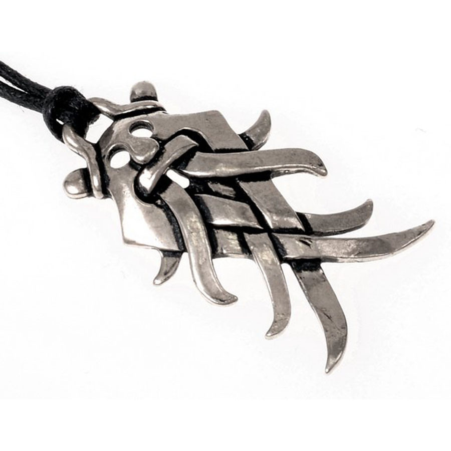 Colgante amuleto vikingo máscara de Moesgaard