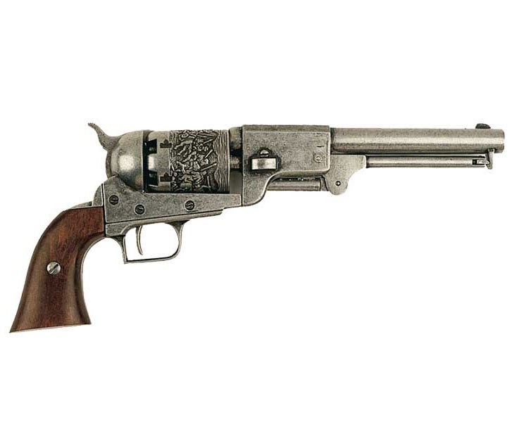 Revólver Dragoon, fabricado por S. Colt, EUA 1848