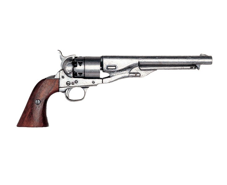 Revólver army de la guerra civil EUA fabricado por S. Colt, 1860