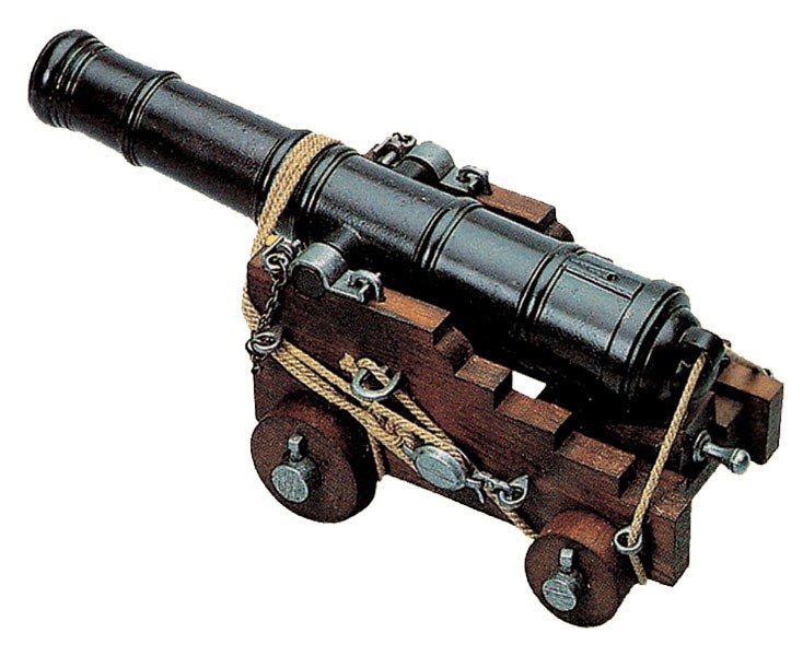 Cañón de la marina inglesa, siglo XVIII (28 cms.)