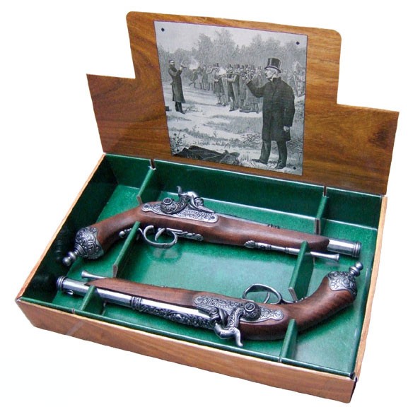 Set 2 pistolas italianas de duelo, 1825
