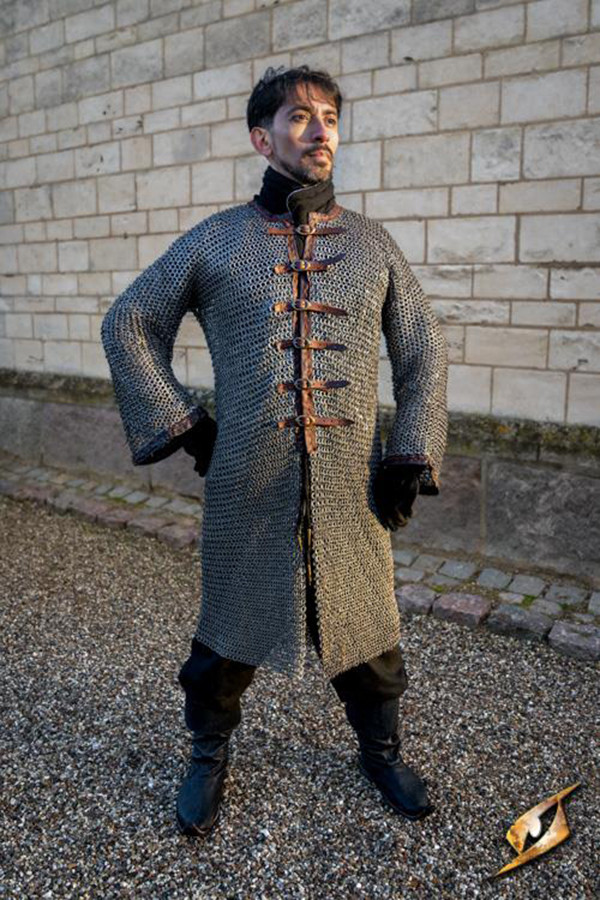 Cota de malla de Capitán de la Corte Real, acabado natural