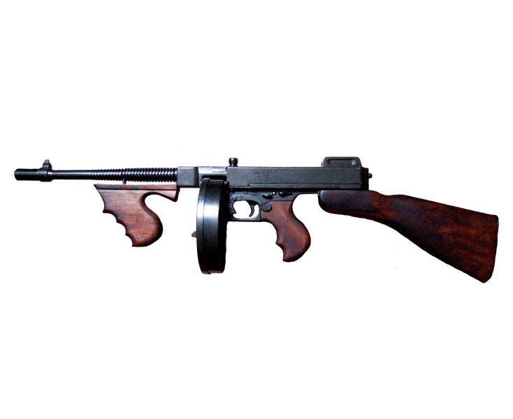 Subfusil Thompson con tambor, EUA 1928