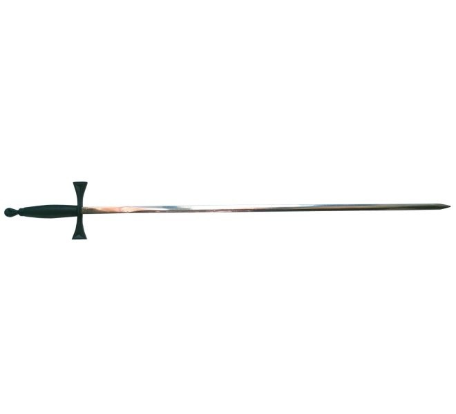 Espada masónica para ceremonias pomo negro sin vaina