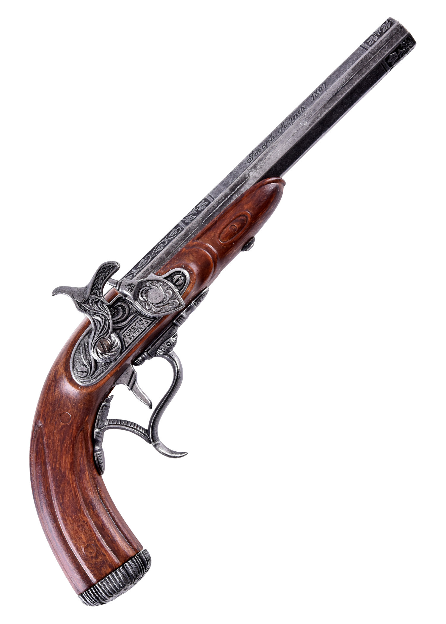 Pistola de percusión Joseph Kirner, año 1807