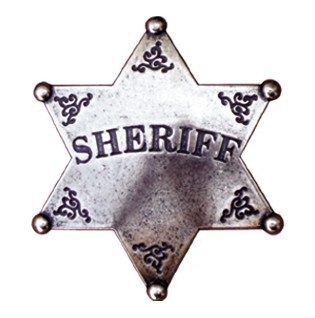 Estrella Sheriff 6 puntas