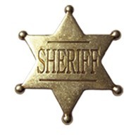 Estrella Sheriff 6 puntas