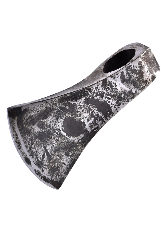 Cabeza de hacha forjada a mano en acero carbono