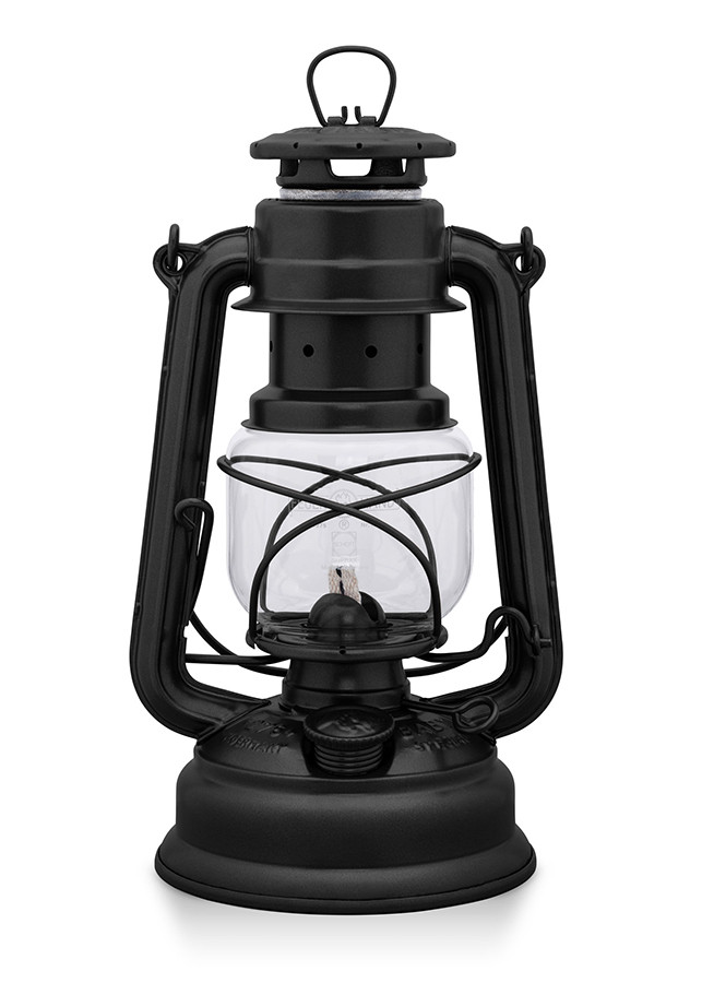 Lámpara de aceite Feurhand Storm 276, acabado negro mate