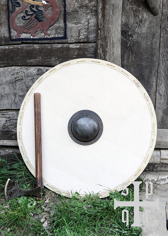 Escudo vikindo redondo de madera para pintar