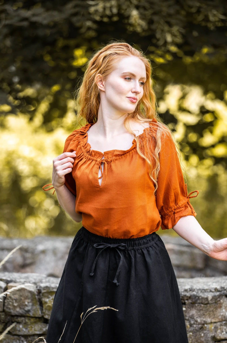 Blusa medieval para mujer