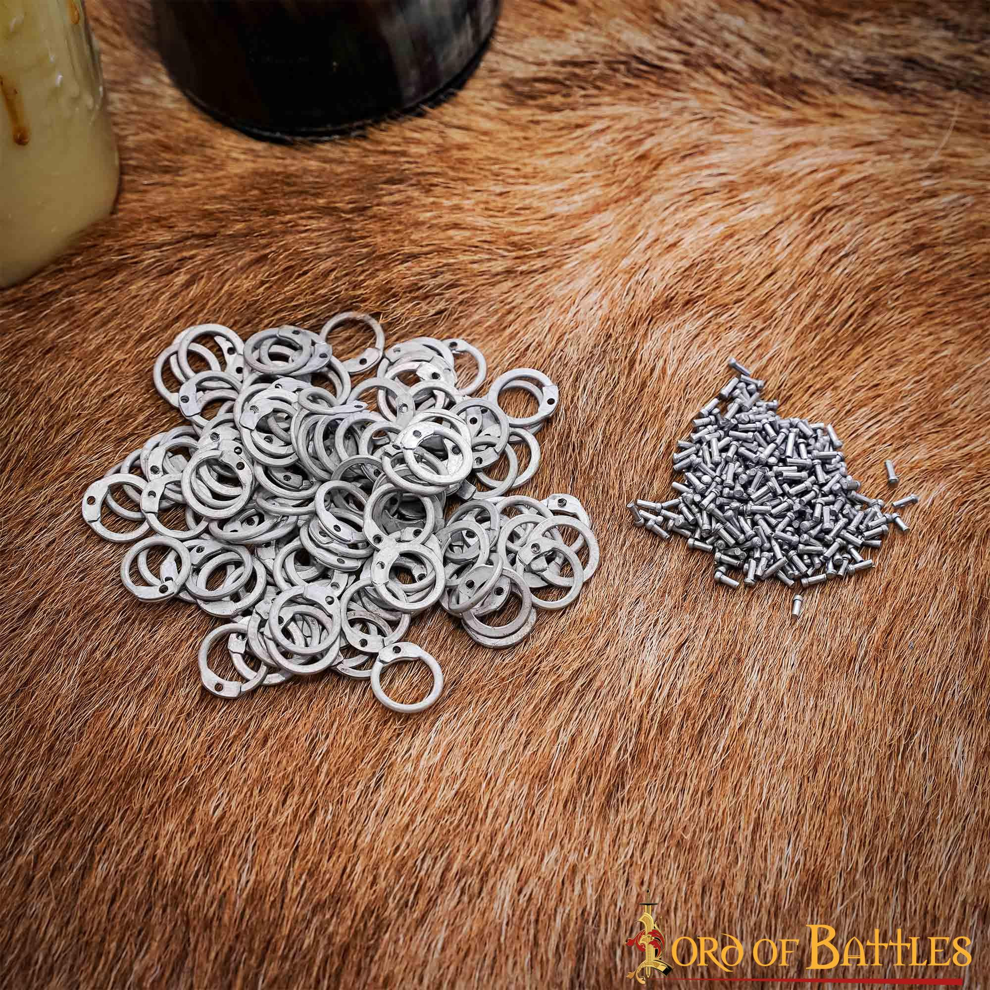 Bolsa de anillas para cota de malla, 10 mm.