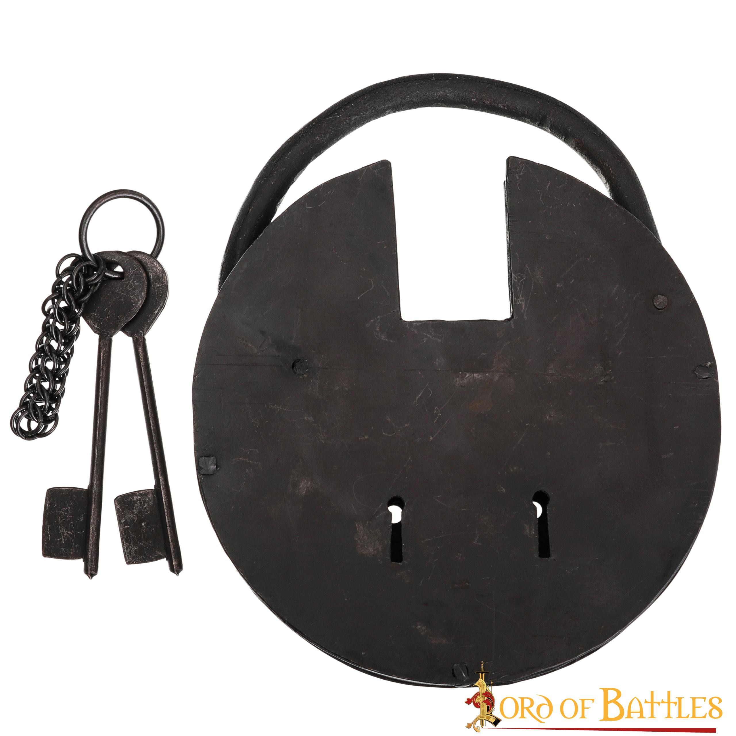 Candado de hierro forjado a mano para mazmorra