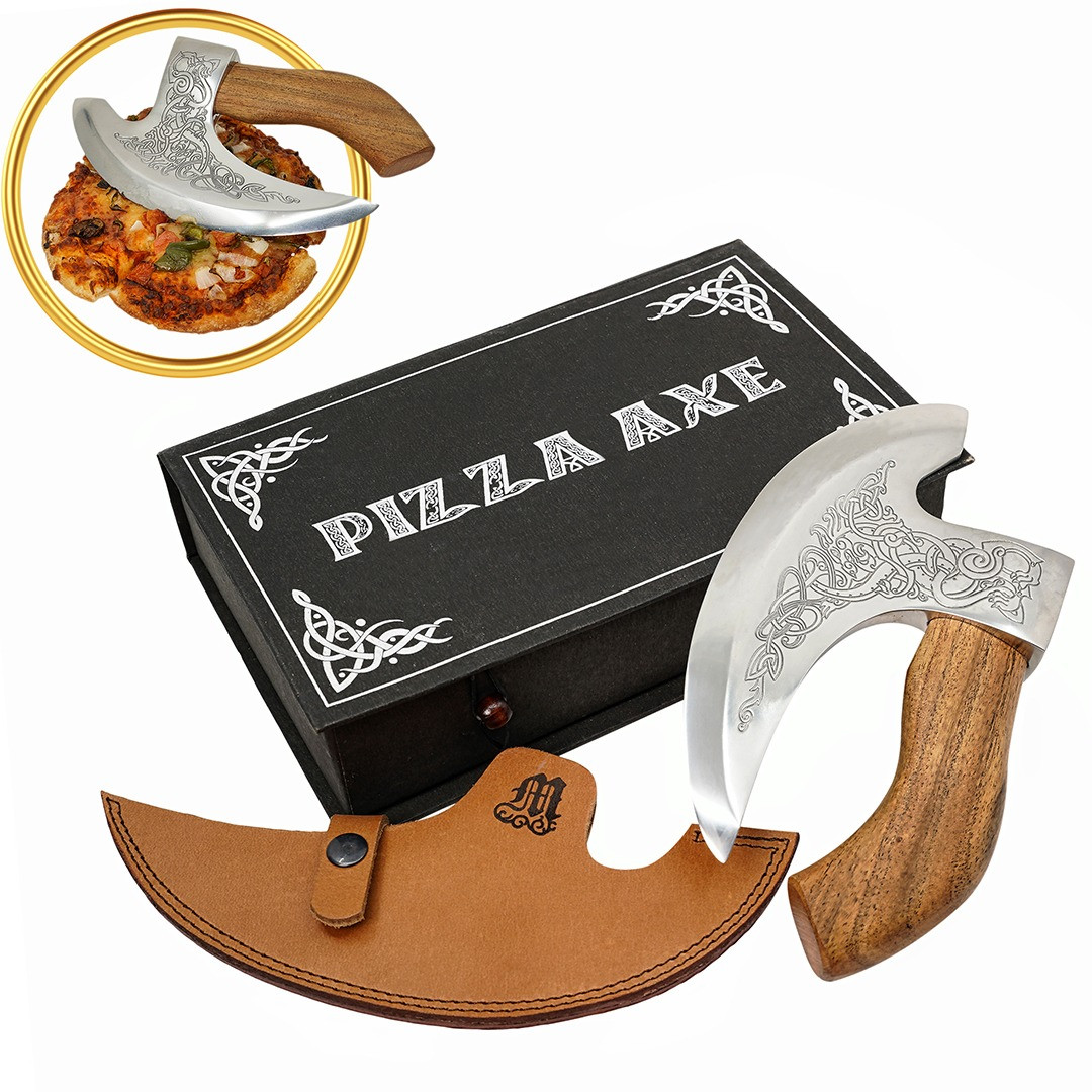 Hacha vikinga cortadora de pizza